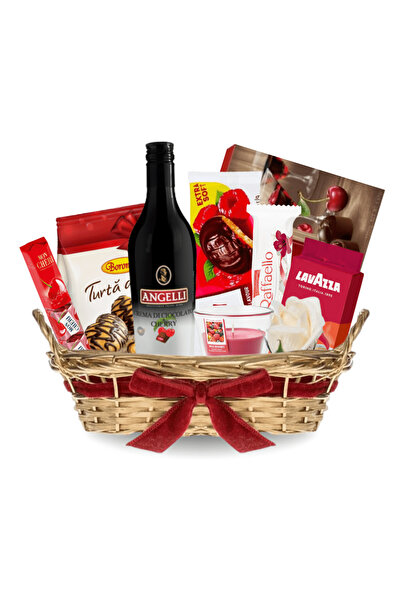 cos-cadou.ro Coș cadou Darling – Colecție rafinată de delicatese și ciocolată