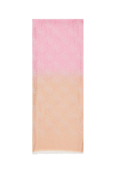 Guess Scarf 75X185 Women's Pink Shawl Aw5247Mod03-Pim
