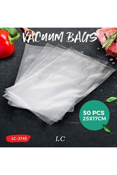 LC Vacuum Bags for Food Prep and Freezer Use 25x17 cm – 50 Pieces