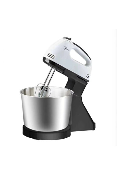 TodayShop Mixer cu bol din oțel inoxidabil 2L, 200W, 7 viteze - Teluri inclus...