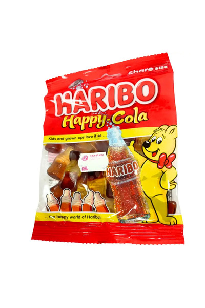 Haribo Happy Cola Soft and Chewy Candy- 80gms
