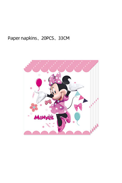 choice2 20pcs Napkins Minnie Mouse Birthday Party Decoration Girls Disposable...
