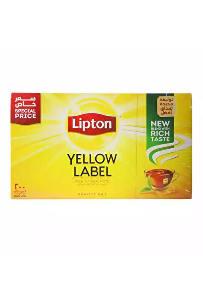 Lipton Yellow Label Blend With Rich Natural Taste Black Tea- 200 Tea Bags Spe...