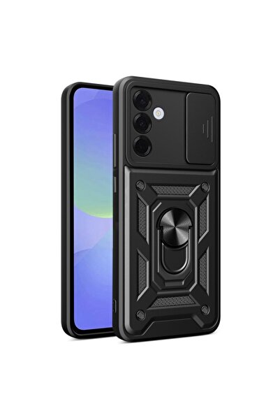 Techsuit Θήκη για Samsung Galaxy A36 5G, CamShield, μαύρη, σετ αυτοκόλλητων