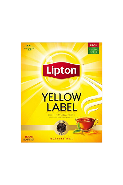 Lipton شاي أسود سائب من يلو ليبل - 800 غرام