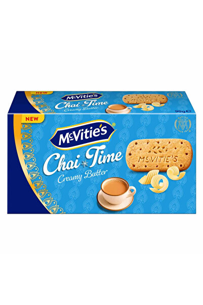 McVities بسكويت بنكهة الزبدة الكريمية بنكهة شاي تايم - 3 × 100 غرام