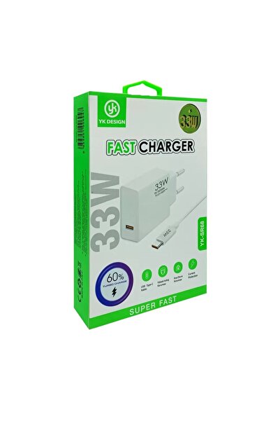 YK Design 33Watt Ultra Hızlı Şarj Aleti YK-SR63