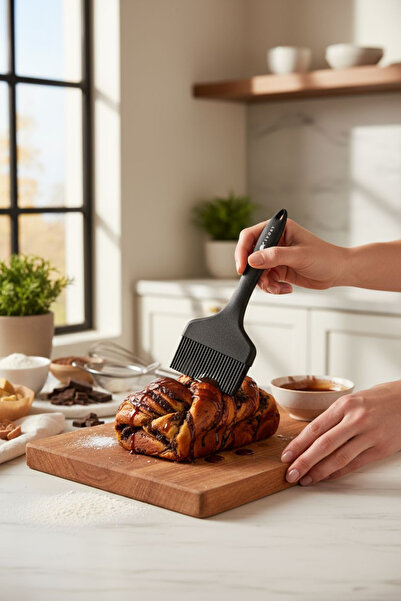 IVORY Egg, Oil, Sauce Brush Jumbo Size (Black)