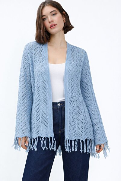 HAKKE Püsküllü Ajurlu Triko HIRKA