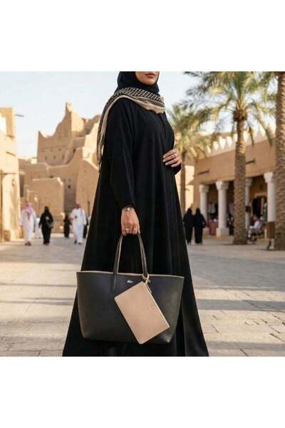 COACHOU Women's Double-sided Two-color Large Capacity Handbag Fashionable and...