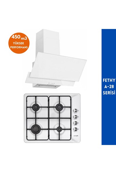 Eminçelik ve AFM Tech MARKALI / Fethy-A28 Emaye Ocak 2'li Ankastre Set (31 22...