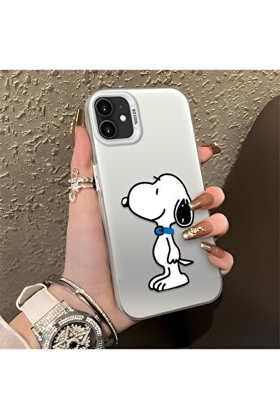 Hontinga حافظة سيليكون رفيعة مقاومة للصدمات بنمط مونيكا متوافقة مع هاتف آيفون...