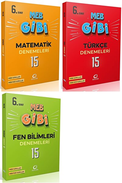 Oksijen Yayınları Oksijen 6. Sınıf Matematik + Türkçe + Fen Lgs Gibi Branş De...