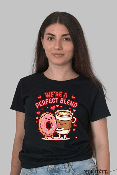 GILDAN Tricou Valentine S Day Cuplu We Re A Perfect Blend Dama