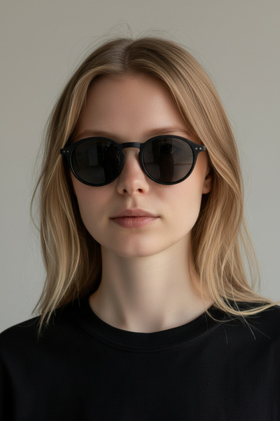 De Valentini Round Model Unisex Sunglasses
