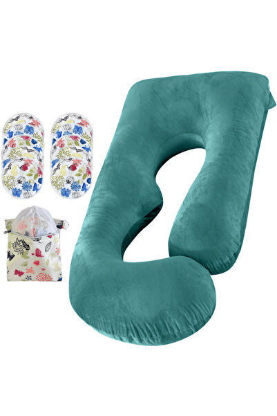 Gavriet Perna Gravide Gavriet™ 3 in 1, 95x70x15 cm, Husa Catifea Lavabila, 10...