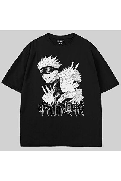 Crazy Tricou Jujutsu Kaisen Satoru Gojo Yuji Itadori supradimensionat