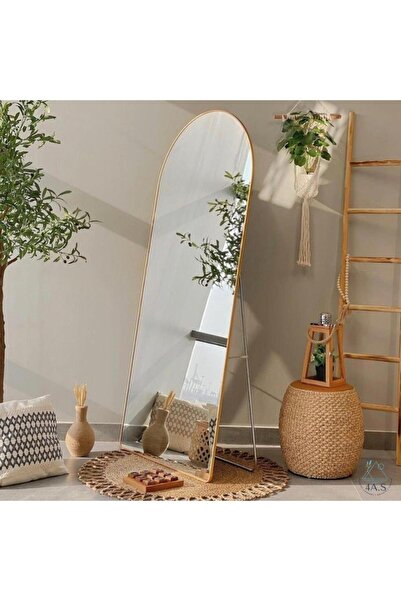 Extra مرآة مقوسة بطول كامل مع حامل