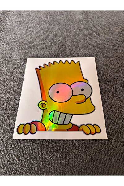 otopaspascım ملصق سيمبسون - ملصق سيمبسون ثلاثي الأبعاد - ملصق هولوغرام (12x14)
