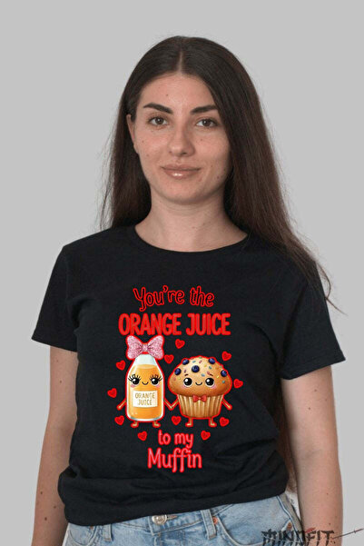 GILDAN Tricou Valentine S Day Cuplu You Re The Orange Juice To My Muffin Dama
