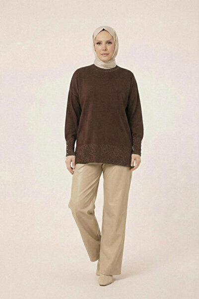 Suede Style 44205 - Stylish Comfortable Soft Cotton Fabric Women's Knitwear L...