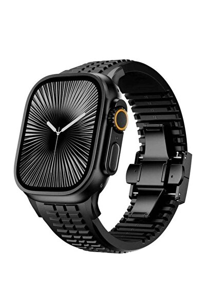 VitalTech متوافق مع أحزمة ساعة أبل. مصنوع من السيليكون، مزود بمشبك معدني، لون...