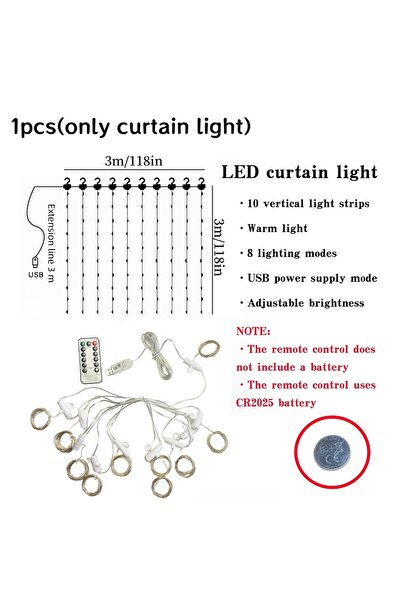 Choice curtains light 1pc 3pcs/set Tulle Backdrop Curtains, Optional Curtains...