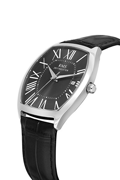 Romanson Siyah Deri Kordon Erkek Kol Saati L-RMS.1.AG1627.03