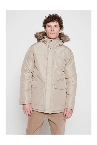 OEM Men's quilted jacket size XS beige