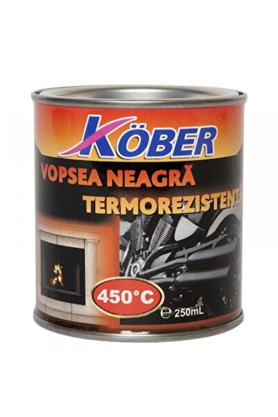 Kober Vopsea rezistentă la căldură 450 C 200 ml Negru