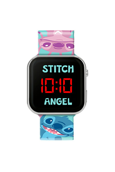 Disney STITCH AND ANGEL PRINTED LED WATCH