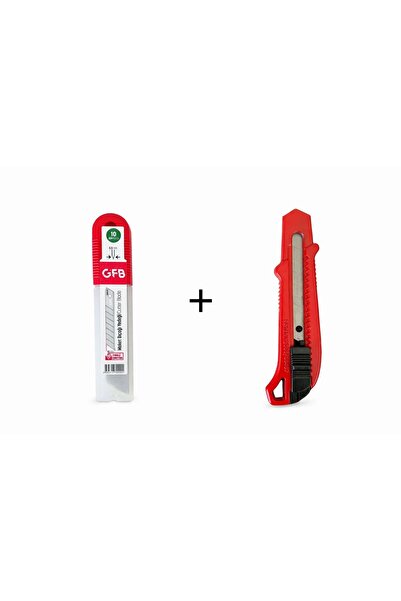GFB YEDEK MAKET BIÇAĞI 10'LU + 1 ADET MESAN METAL FALÇATA