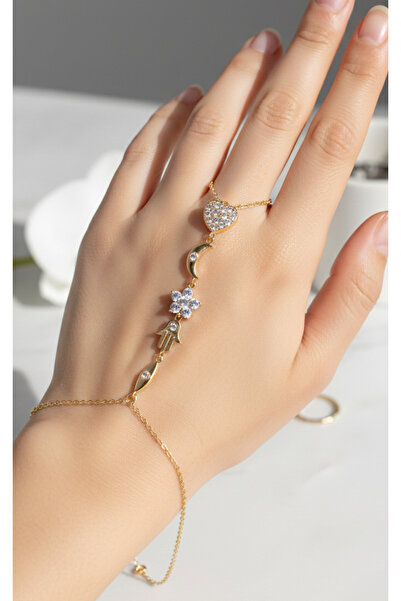 Ervalina Zirkon Taşlı Manifet Figür Şahmeran