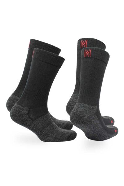 NORFOLK Leonardo Kids Merino Wool Outdoor Hiking Children's Socks 2 Pack