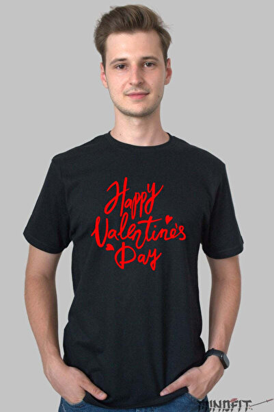 GILDAN Tricou Valentine S Day Happy Valentine S Day Red Script 2 Barbat