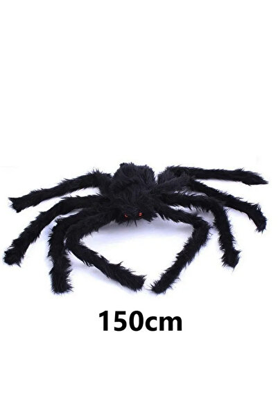 Choice عنكبوت قطيفة كبير بطول 150 سم تقريبًا، يُستخدم كديكور لحفلات الهالوين،...