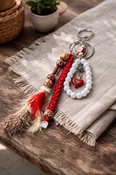 Handmade Eternal Guardian Etnik Motifli Çanta Charmı