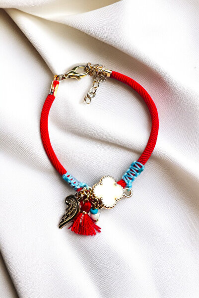 PETEK AKSESUAR Clover Angel Wing Bracelet