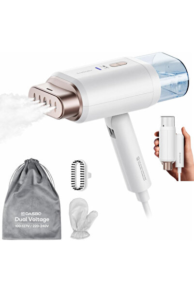 Dasbo Fier de călcat cu abur pentru haine, fier de călcat portabil, ideal pen...