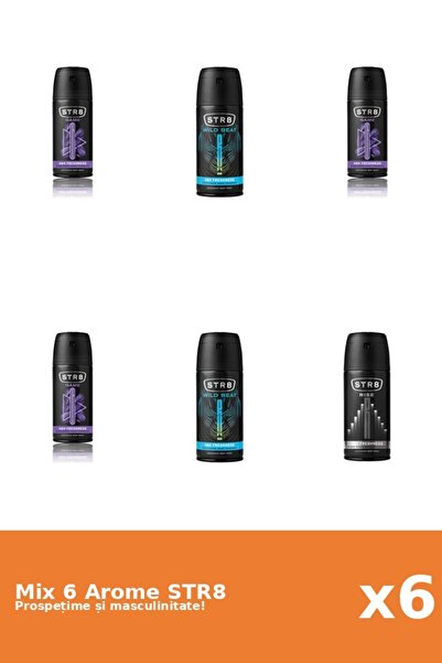 str8 Set 6 Mix STR8: 3x Game, 1x Rise, 2x Wild Beat