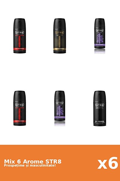 str8 Set 6 Mix STR8: 1x Ahead, 2x Game, 1x Original, 2x Red Code