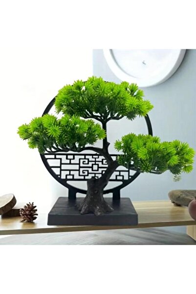 OEM Bonsai arbore artificial, mini pom japonez artificial, verde, bonsai deco...