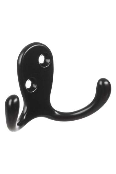 OEM Cuier Metalic Negru cu Suruburi