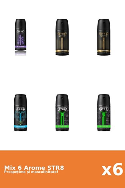 str8 Set 6 Mix STR8: 2x Ahead, 2x FR34K, 1x Game, 1x Wild Beat
