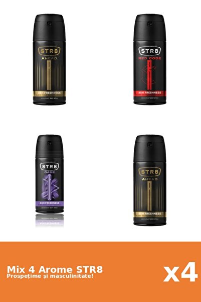 str8 Set 4 Mix STR8: 2x Ahead, 1x Game, 1x Red Code