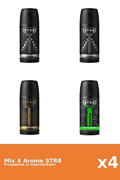 str8 Set 4 Mix STR8: 1x Ahead, 1x FR34K, 2x Rise