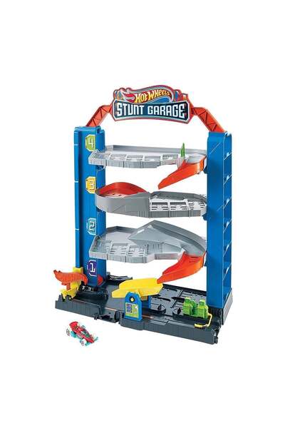 OEM Hot Wheels City Garage with Car - Mattel