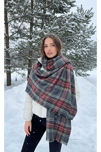 LAGRANZE La Granze Жіночий зимовий шарф/хустка з візерунком