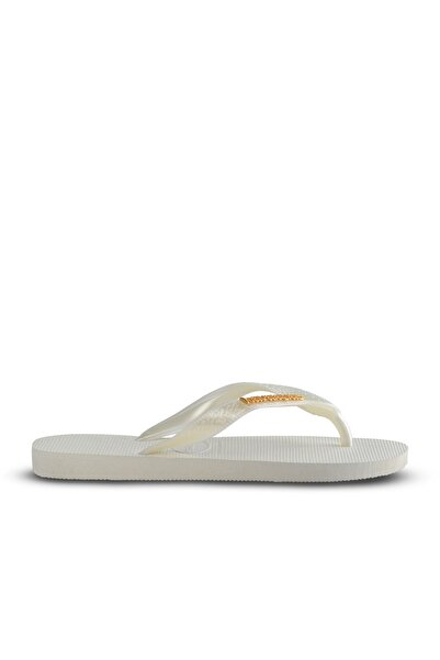 Havaianas White Metal Logo Women's Slippers 27W4127244_0001