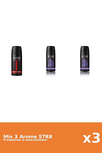 str8 Set 3 Mix STR8: 2x Game, 1x Red Code